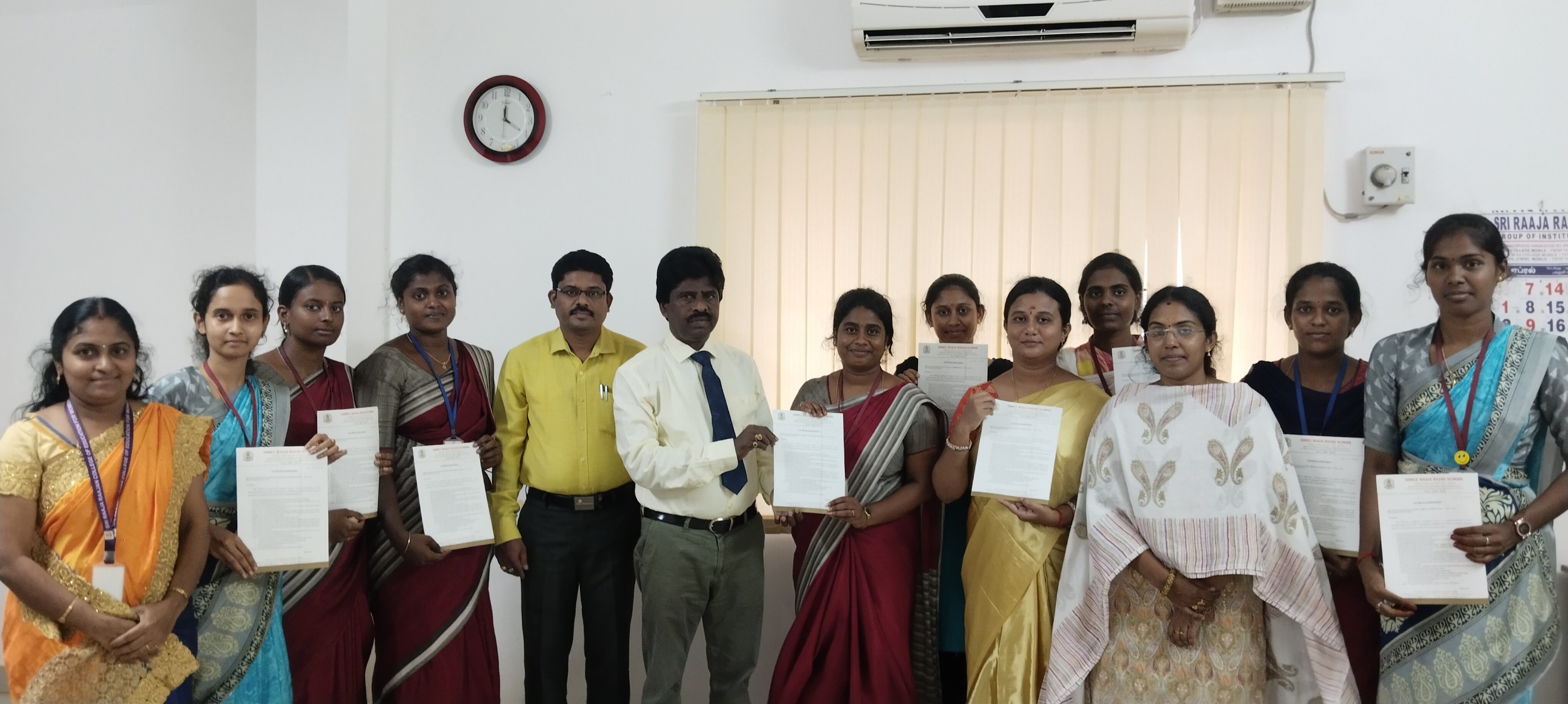 Placement - Sri Raaja Raajan College of Education for Women